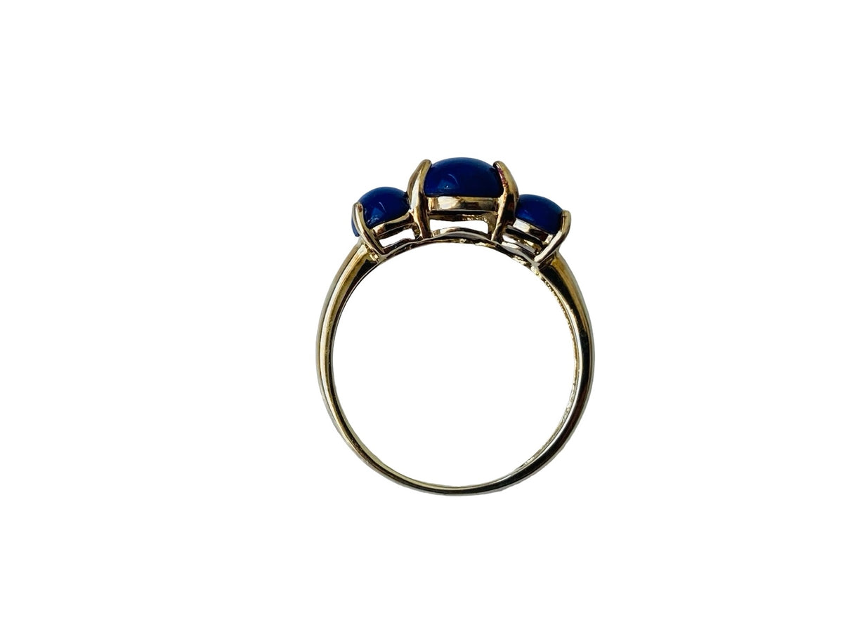 9ct Gold Lapis Lazuli Ring