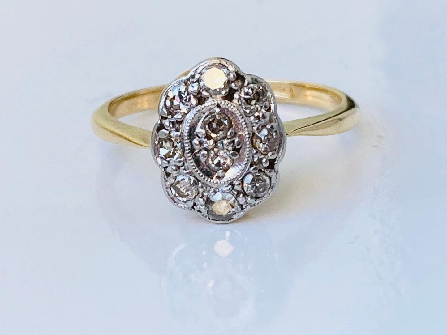 Antique 18ct Gold Diamond Ring