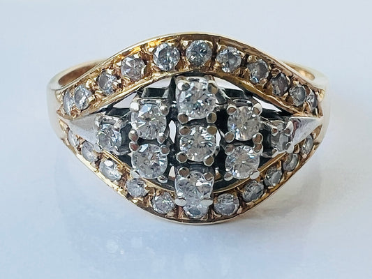 14ct Gold Diamond Ring