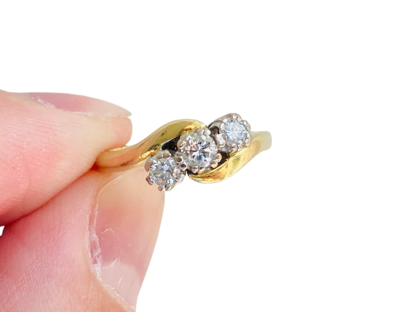 18ct Gold Diamond Three-Stone Ring