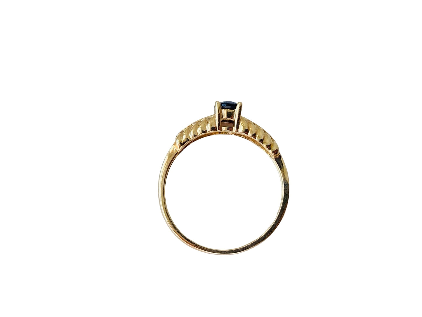 9ct Gold Sapphire & Diamond Ring