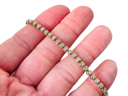 9ct Gold Diamond Bracelet