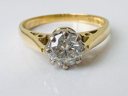 18ct Gold Diamond 0.50ct Solitaire Ring