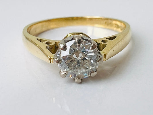 18ct Gold Diamond 0.50ct Solitaire Ring