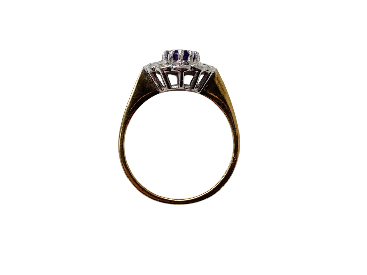 Vintage 9ct Gold Amethyst Ring