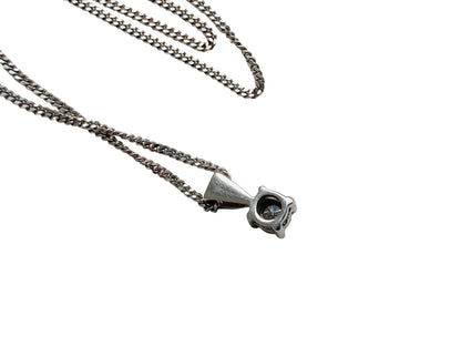 9ct Gold Diamond Pendant With Necklace