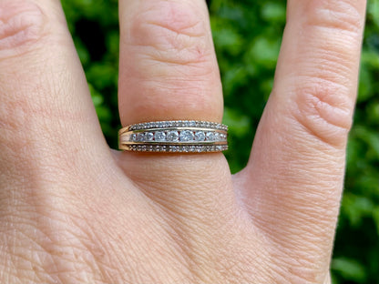 9ct Gold Diamond Ring