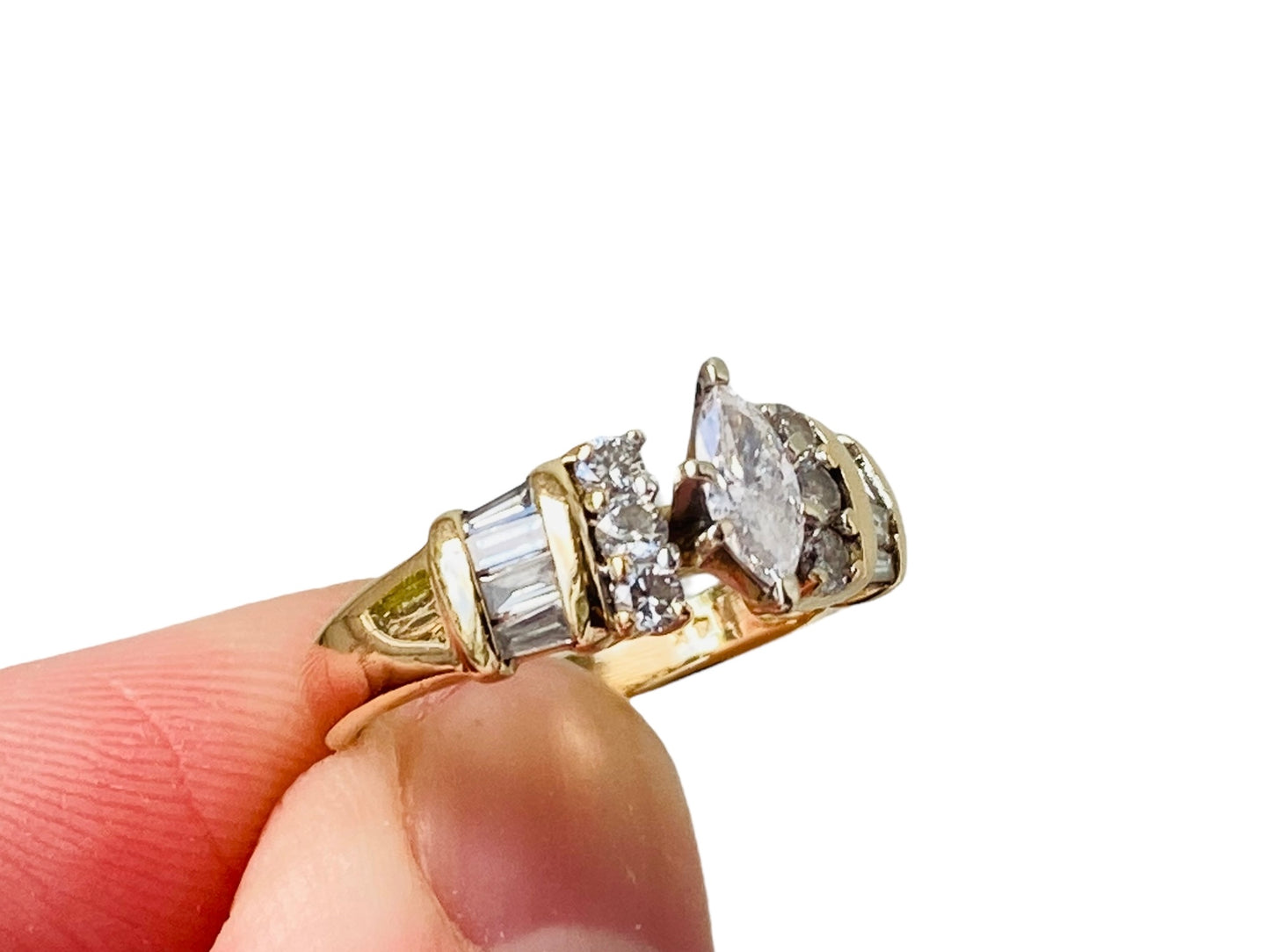 14ct Gold Diamond Ring