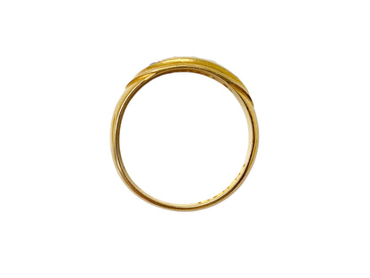 Antique Victorian 18ct Gold Sapphire & Diamond Ring