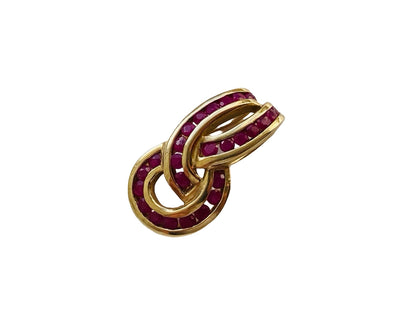 9ct Gold Ruby Pendant
