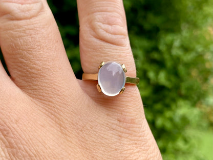 Vintage 9ct Gold Moonstone Ring