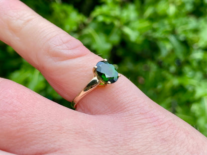 9ct Gold Diopside Ring