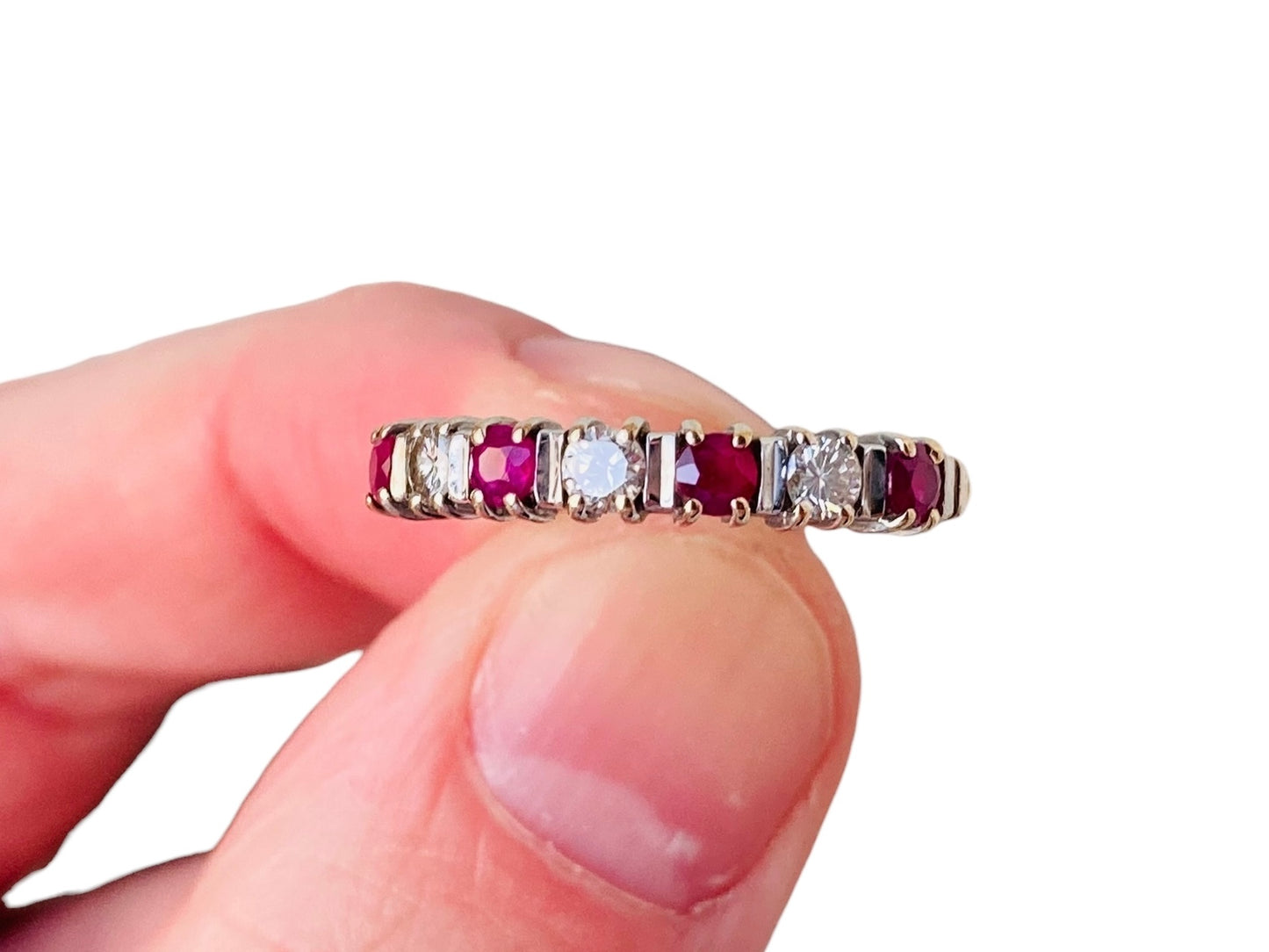 9ct Gold Ruby & Diamond Ring