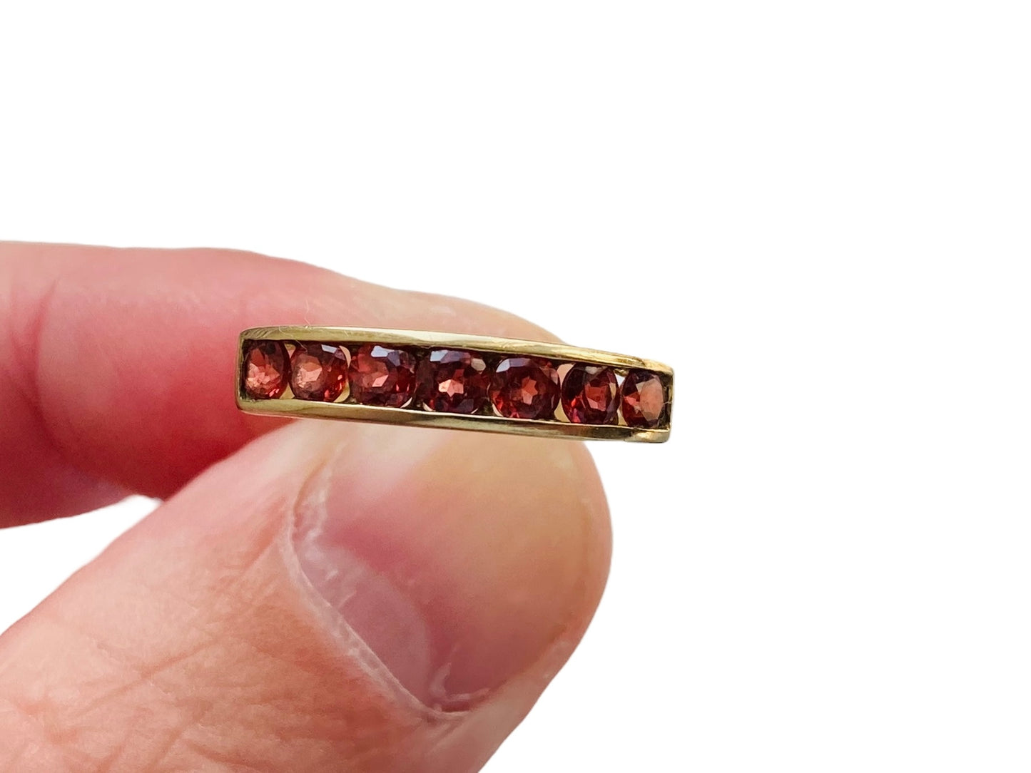 9ct Gold Red Quartz Ring