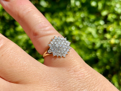 9ct Gold Diamond Ring