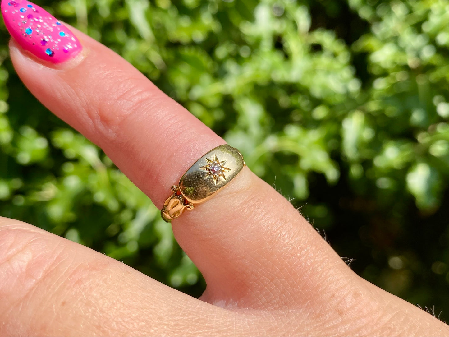Antique Victorian 18ct Gold Diamond Ring
