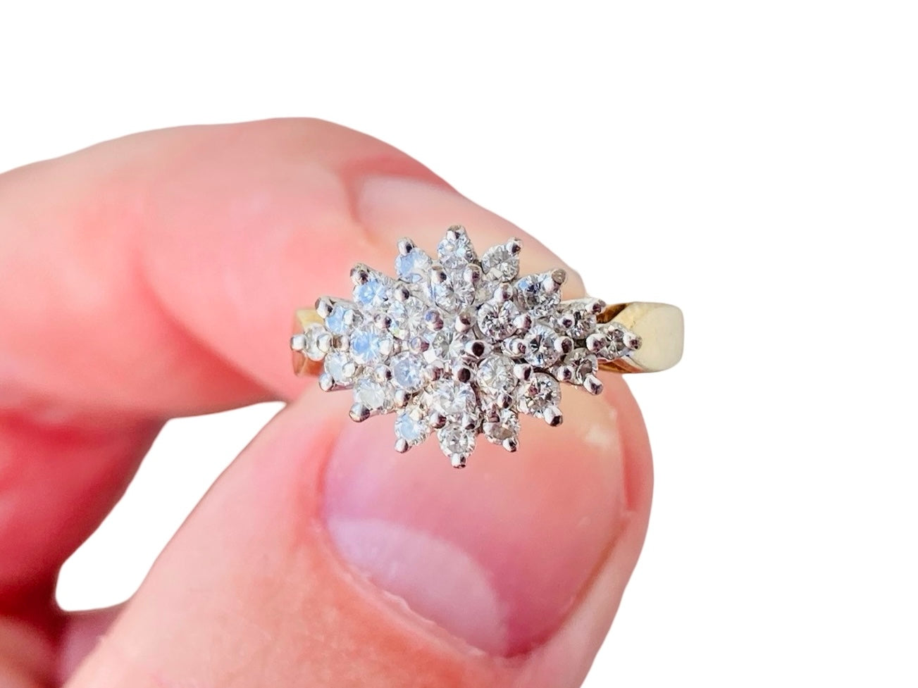 Vintage 9ct Gold 0.50ct Diamond Ring