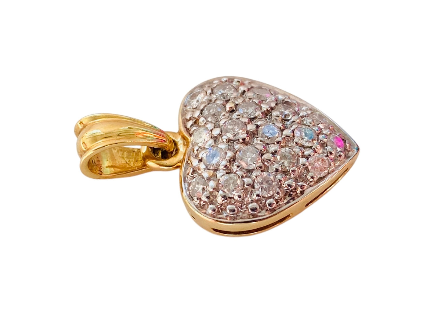 18ct Gold Diamond Pendant