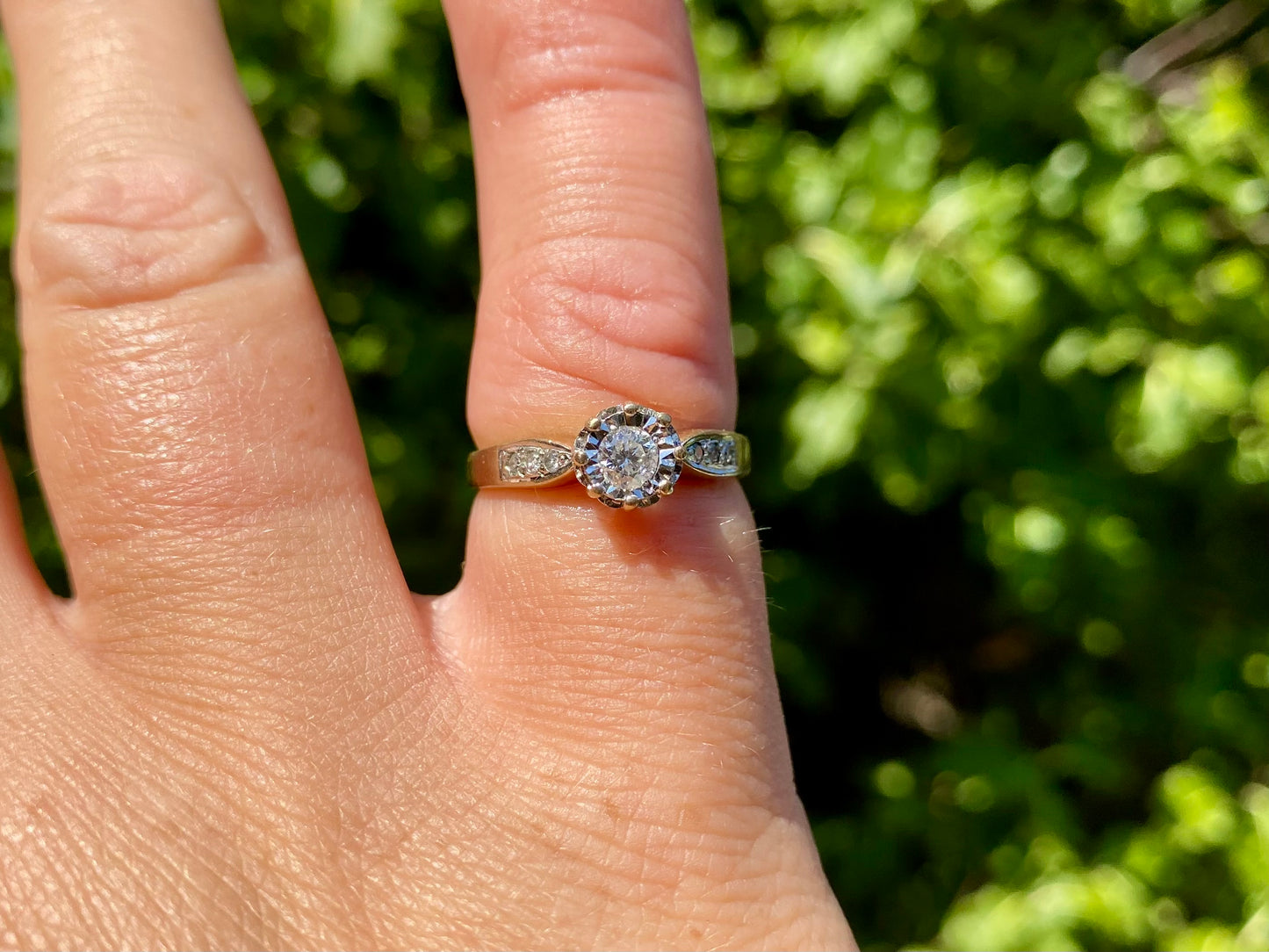 9ct Gold 0.25ct Diamond Ring