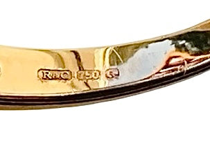 18ct Gold Pink Sapphire & Diamond Ring