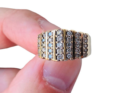 9ct Gold Diamond Ring
