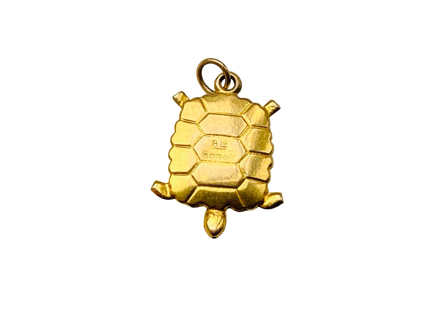 Vintage 9ct Gold Turtle Pendant