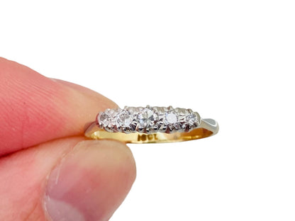 Antique 18ct Gold Diamond Ring