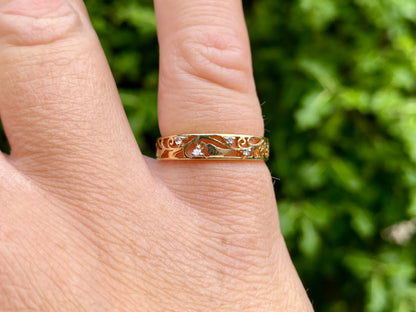 9ct Gold Diamond Ring