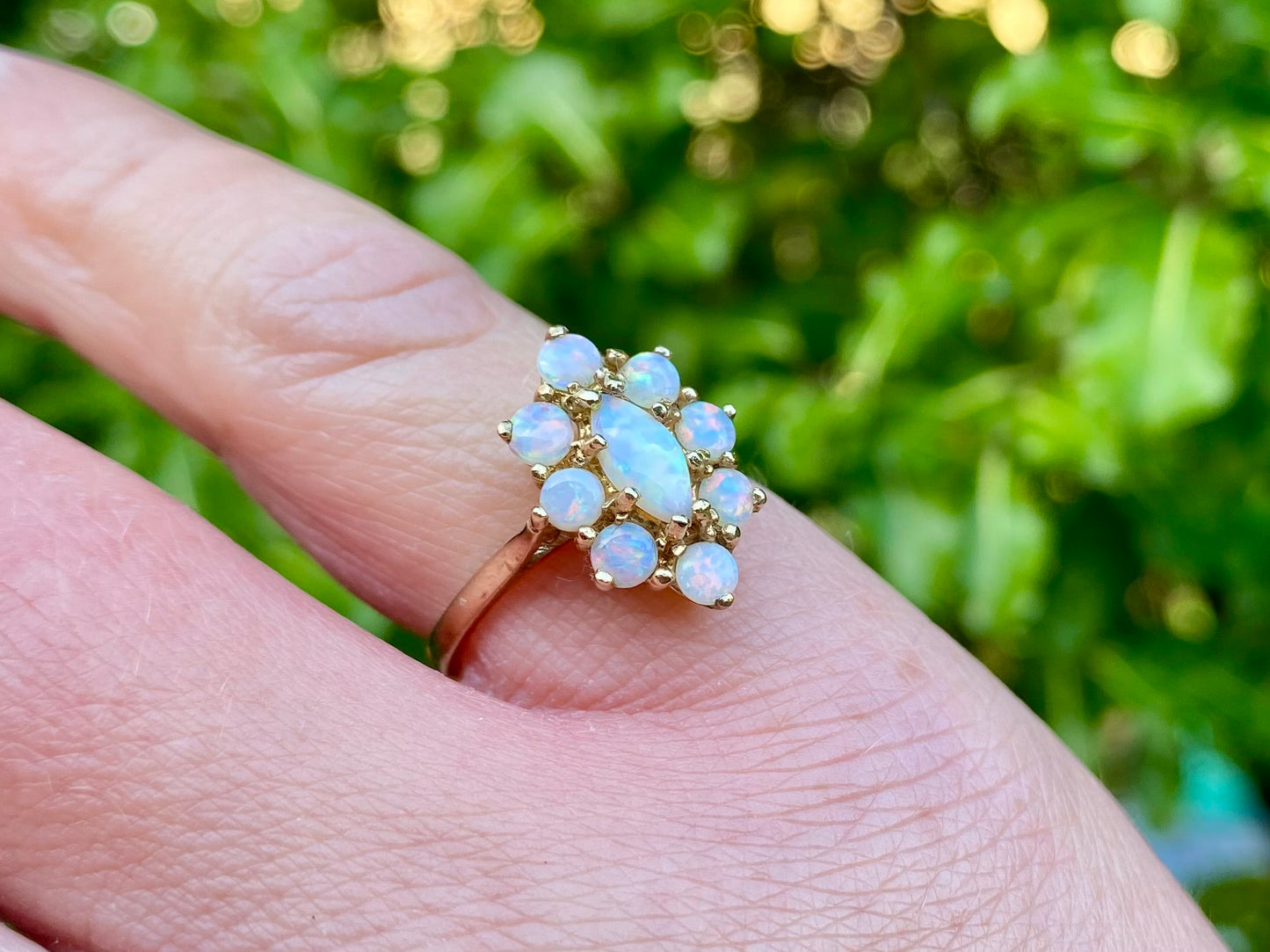Vintage 9ct Gold Opal Ring