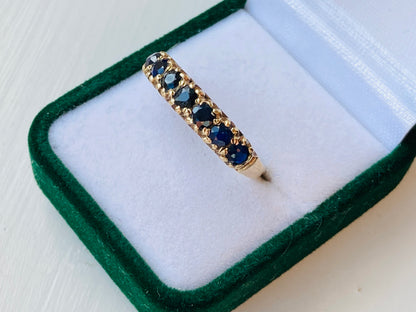 9ct Gold Sapphire Ring