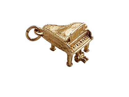 Vintage 9ct Gold Grand Piano Pendant or Charm