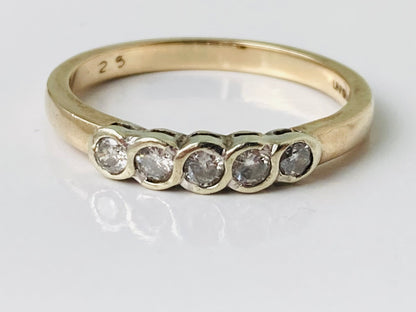 9ct Gold 0.25ct Diamond Ring