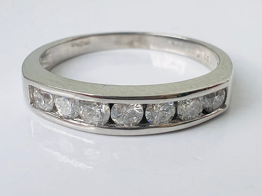 18ct Gold Seven-Stone 0.50ct Diamond Ring