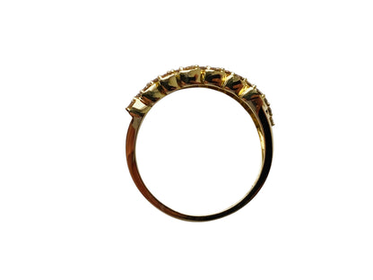 9ct Gold Champagne Diamond Ring