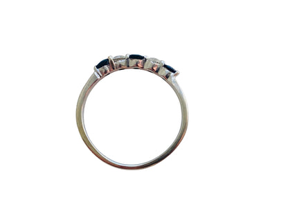 18ct Gold Sapphire & Diamond Ring