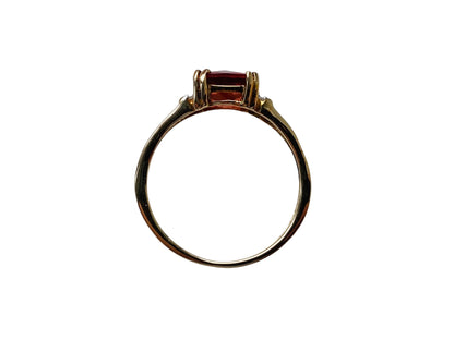 9ct Gold Hessonite Garnet Ring