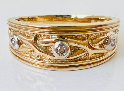 9ct Gold Diamond Ring