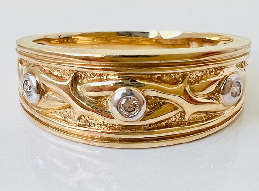 9ct Gold Diamond Ring