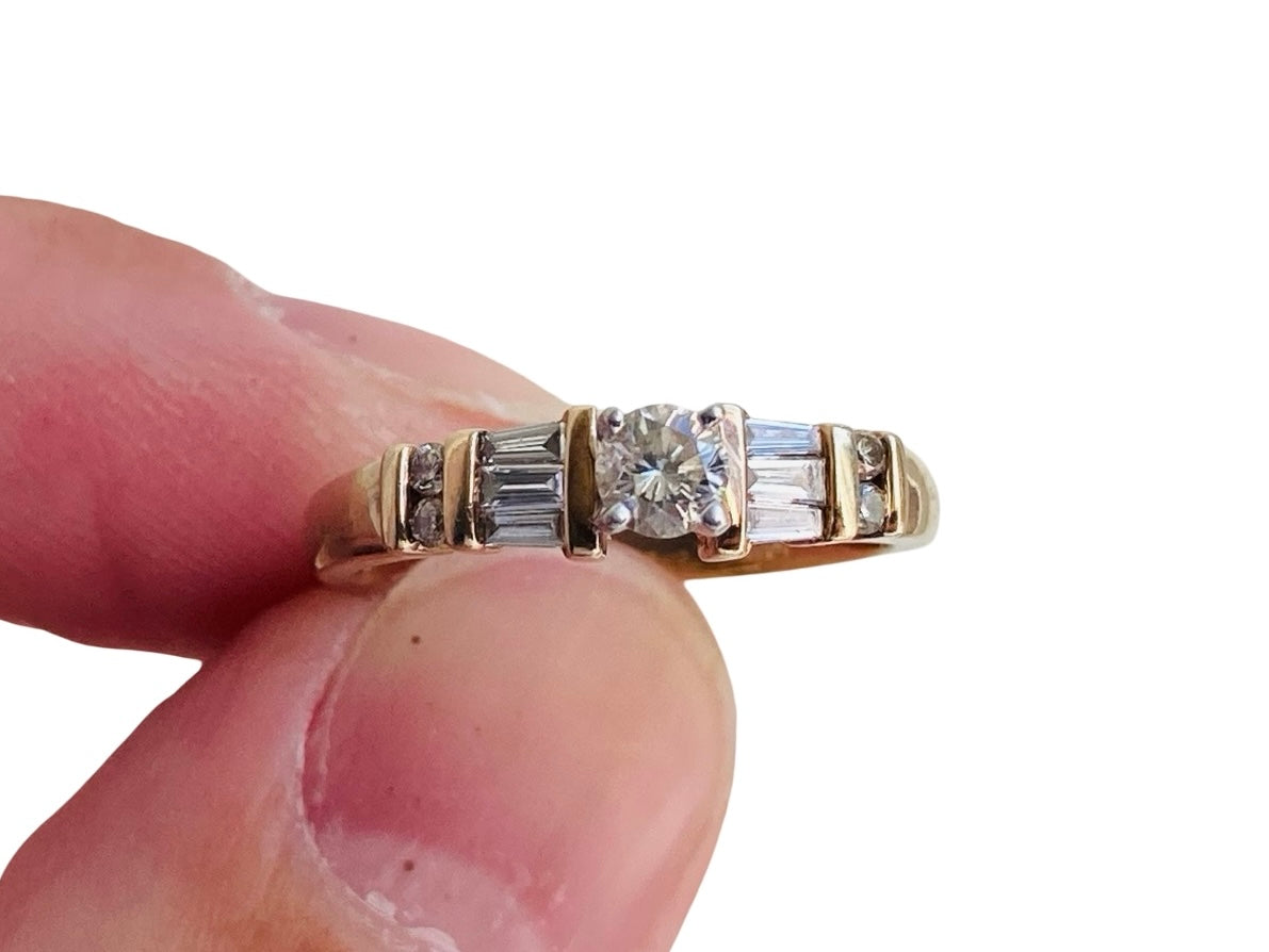 9ct Gold 0.45ct Diamond Ring