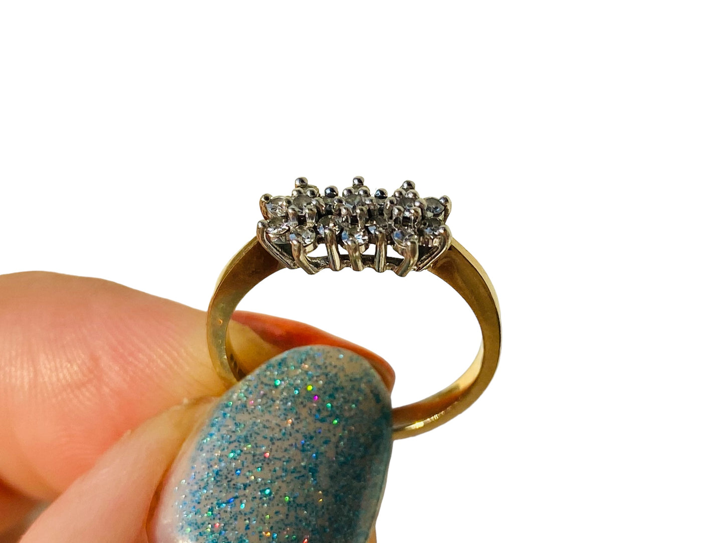 Vintage 9ct Gold Diamond Ring