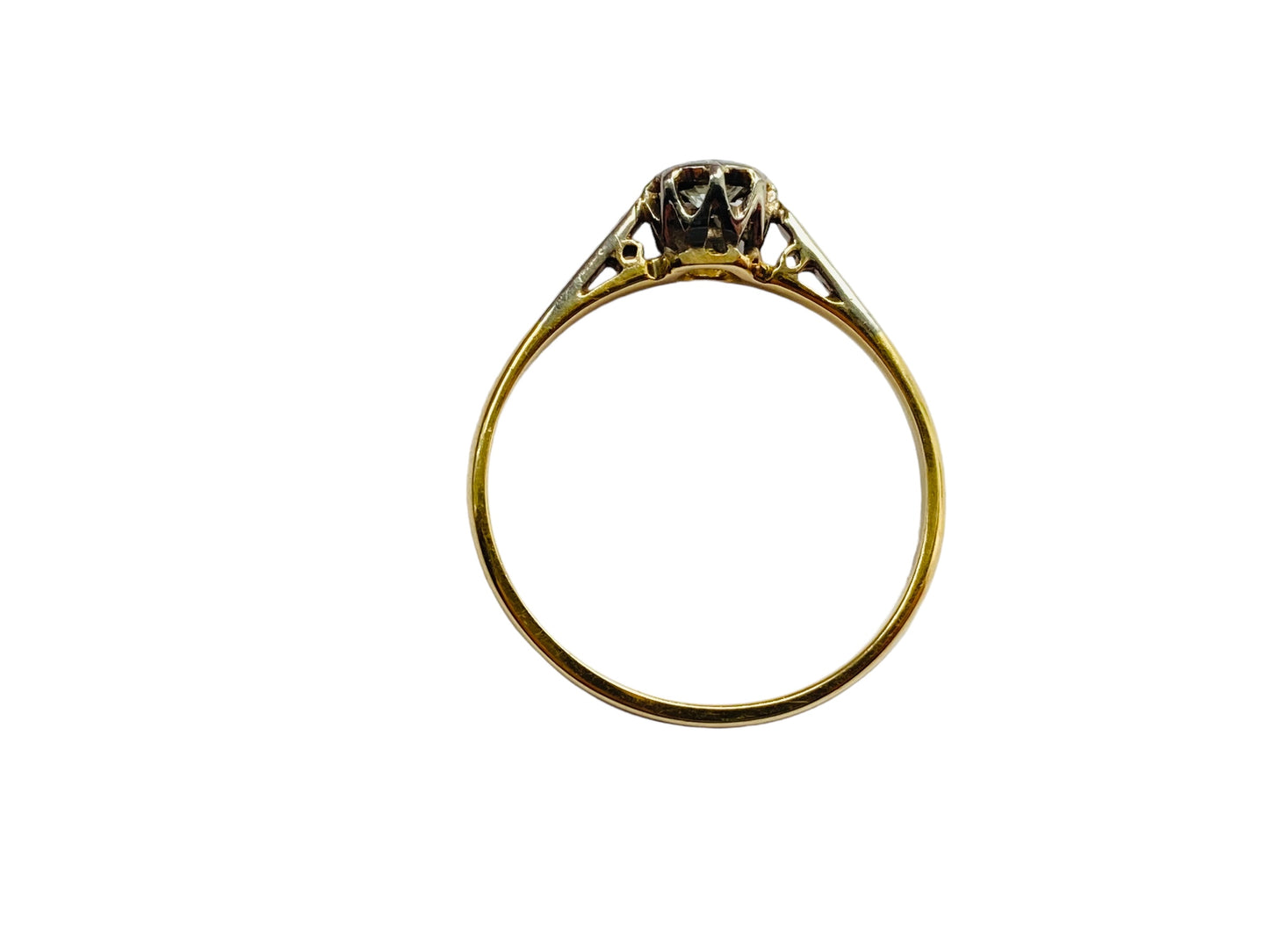 Antique 18ct Gold Diamond Ring