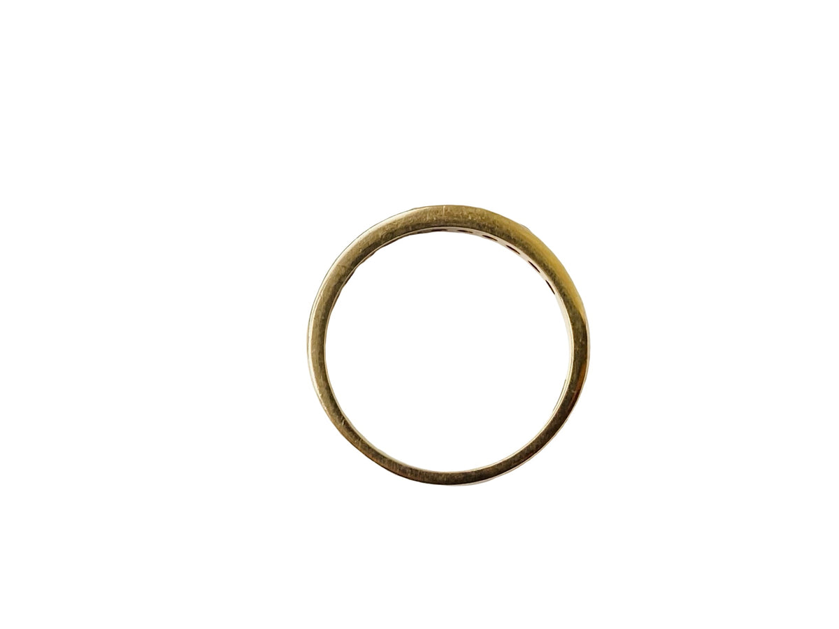 9ct Gold Topaz & Diamond Ring