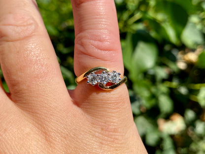 18ct Gold Three-Stone Diamond Ring