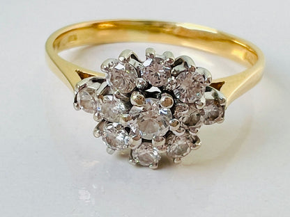 Vintage 18ct Gold Diamond Ring