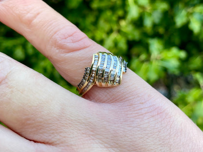 9ct Gold Diamond Ring