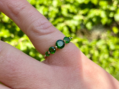 9ct Gold Diopside Ring