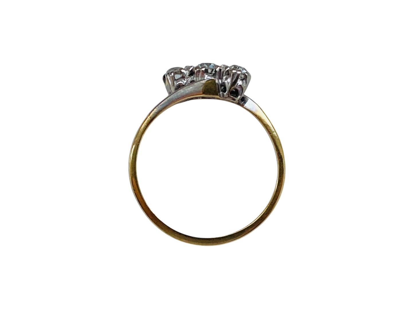 Antique 18ct Gold Three-Stone Diamond Ring