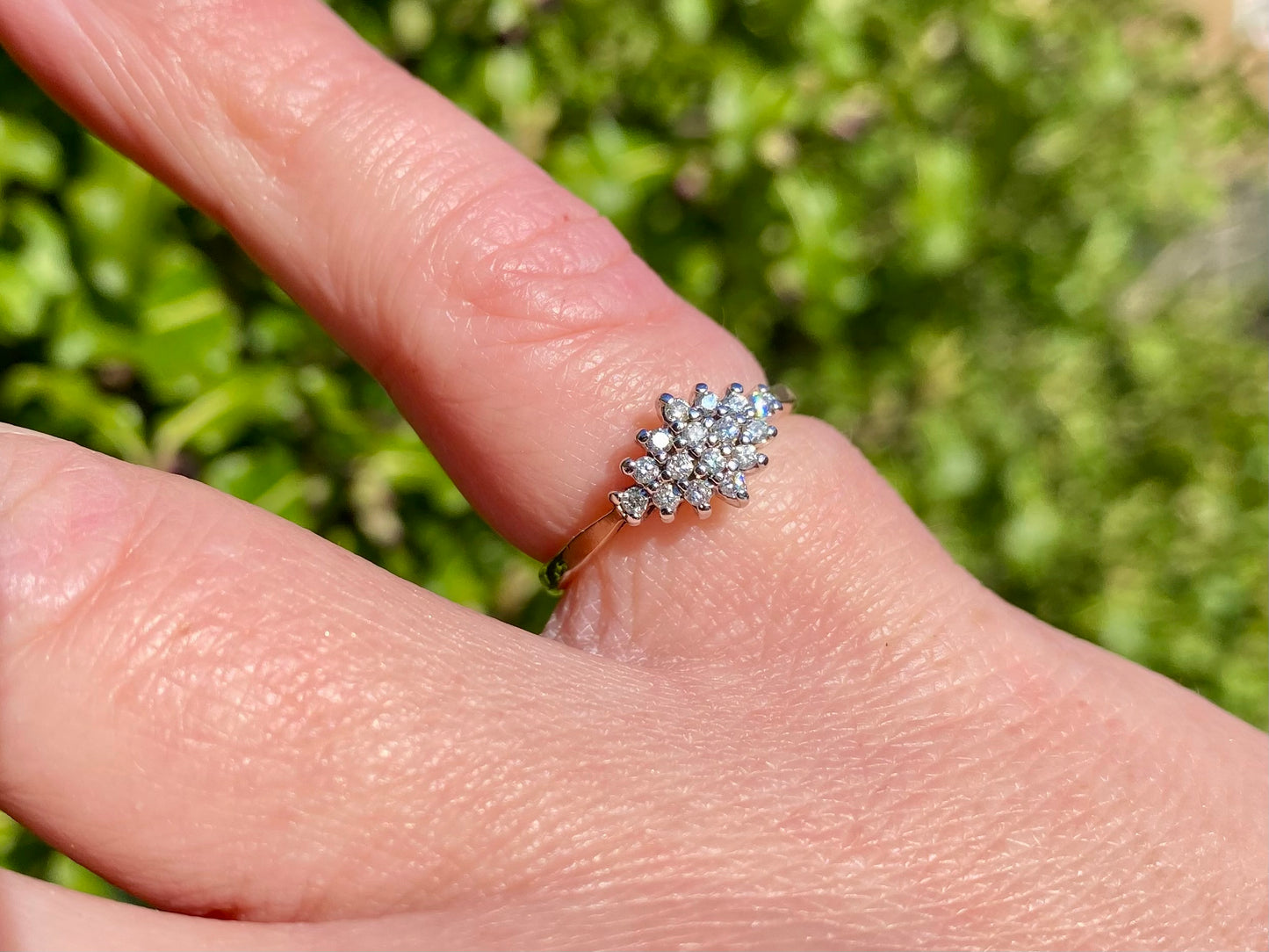 9ct Gold Diamond Ring