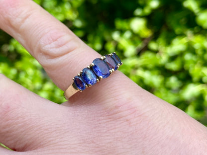 9ct Gold Iolite Ring