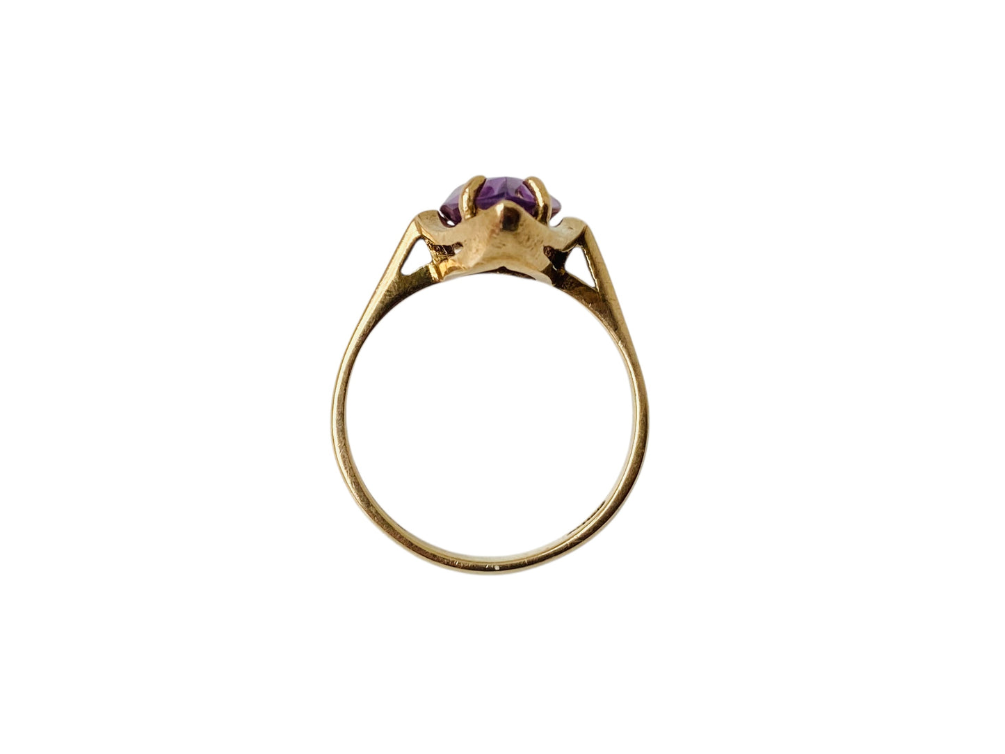 Vintage 9ct Gold Amethyst Ring